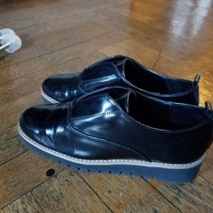 ZARA Stretch Platform Bluchers